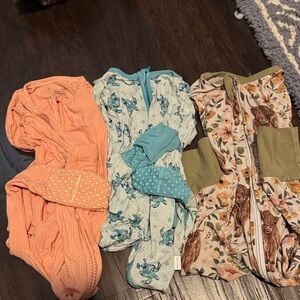 Sweet Pea Soft Peach Baby Onesie